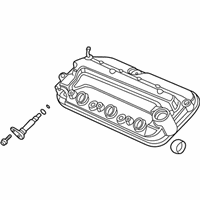 OEM 2006 Acura RL Cover, Rear Cylinder Head - 12320-RJA-000