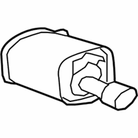 OEM Chevrolet Caprice Rear Muffler - 92249200