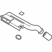 OEM Kia Spectra Duct Assembly-Front ESH Air - 0K2NA1320X