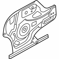 OEM 2008 Kia Optima Regulator Assembly-Rear Door - 834012G010