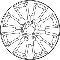 OEM 2007 Infiniti M45 Aluminum Wheel - D0300-EG54A
