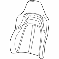 OEM Dodge Viper Front Seat Cushion - 1HX571X9AA