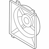 OEM Hyundai Santa Fe SHROUD-Radiator - 25350-2B000