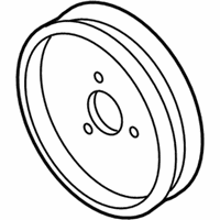 OEM BMW 325xi Pulley - 32-42-7-537-862