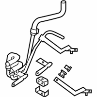 OEM 2009 Infiniti M35 Power Steering Hose & Tube Assembly - 49721-EJ71B