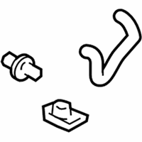 OEM 2012 Hyundai Veracruz Hose & GROMMET Assembly-Rear WASHE - 98960-2B000