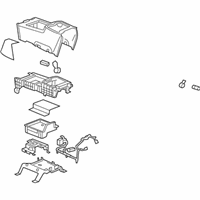 OEM Chevrolet Silverado 2500 HD Console Assembly - 20943739