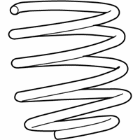 OEM Cadillac CTS Coil Spring - 22863247