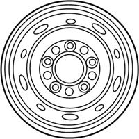 OEM 1998 Dodge B2500 Alloy Wheels - 5FS06S4A