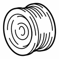 OEM GMC Idler Pulley - 12630933