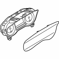 OEM Ford SSV Plug-In Hybrid Cluster Assembly - KS7Z-10849-JC