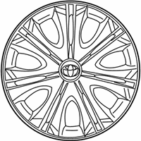 OEM 2011 Toyota Corolla Wheel Cover - 42621-02130