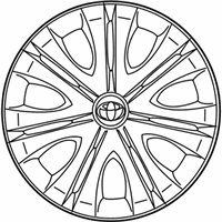 OEM 2009 Toyota Corolla Wheel Cover - 42602-12790