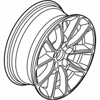 OEM 2015 Ford Police Interceptor Sedan Wheel, Alloy - DA8Z-1007-G