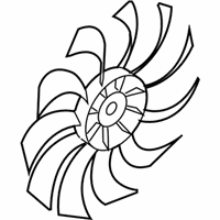 OEM 2017 Infiniti QX70 Fan-Motor - 21486-JK60B
