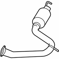 OEM 2006 Toyota RAV4 Tailpipe - 17430-0P191