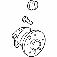 OEM 2010 Toyota Highlander Hub & Bearing Assembly - 42460-0E030