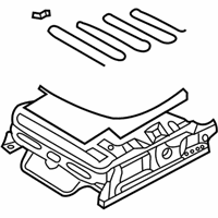 OEM 2008 Kia Sedona Cushion Assembly-Front Seat - 882004D461CS2