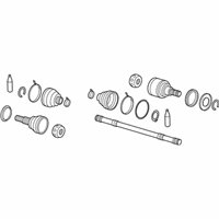 OEM 2016 Infiniti Q50 Shaft Assy-Rear Drive - 39600-4GA0A