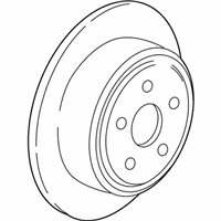 OEM 2003 Ford Explorer Sport Rotor - 4U2Z-1V125-L