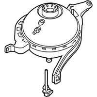 OEM 2012 BMW 528i Coolant Expansion Tank - 17-13-8-614-293