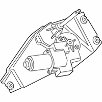 OEM 2016 BMW X1 Rear Window Wiper Motor - 61-62-7-356-220