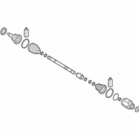 OEM Kia Optima Shaft Assembly-Drive, RH - 49501D4450