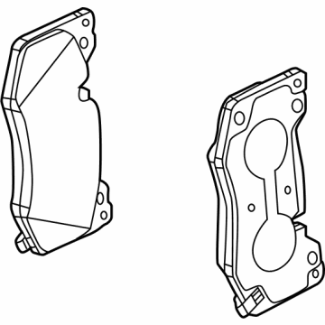 OEM 2021 Chevrolet Corvette Front Pads - 84779269