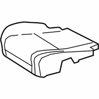 OEM 2010 Lexus RX450h Pad, NO.1 Seat Cushion, RH - 71611-0E020