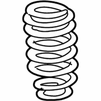 OEM 1998 Pontiac Firebird Rear Spring - 10305134