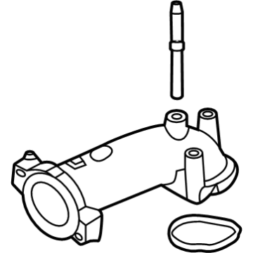 OEM 2020 Ford Mustang Thermostat Outlet - KR3Z-8592-C