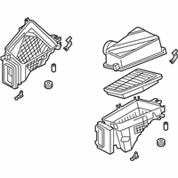 OEM 2018 Kia Stinger Air Cleaner Assembly, Left - 28110J5300