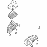 OEM Kia Stinger Air Cleaner Assembly, Right - 28120J5350