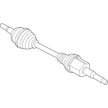 OEM Ford Bronco Sport SHAFT - FRONT AXLE - LX6Z-3B436-BP