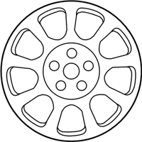 OEM Hyundai Veracruz Wheel Cap Assembly - 52910-2B905