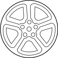 OEM Hyundai Santa Fe Wheel Rim - 52910-2B165
