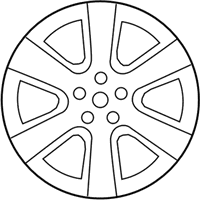 OEM Hyundai Santa Fe 18 Inch Wheel Deep Scratches - 52910-2B185