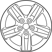 OEM Hyundai Wheel Cover Assembly - 52960-0W100
