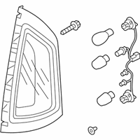 OEM Kia Soul Lens & Housing-Rear Combination Lamp - 924102K610