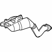 OEM 2006 BMW 525i Exchange. Exhaust Manifold With Catalyst - 18-40-7-545-306