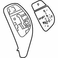 OEM 2014 BMW i8 Repair Kit For Gear Selector Switch Cover - 61-31-9-354-183