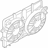 OEM 2008 Ford Escape Fan Assembly - 5M6Z-8C607-AH