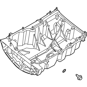 OEM Ford Bronco Sport Oil Pan - L1PZ-6675-A