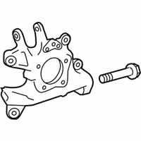 OEM 2012 Lexus RX450h Carrier Sub-Assy, Rear Axle, LH - 42305-0E020