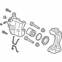 OEM 2020 Kia Forte Front Brake Caliper, Left - 58180M7A10