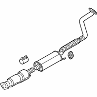 OEM Kia Forte5 Muffler Complete-Cen - 28600B0350