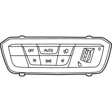 OEM 2021 BMW 330e xDrive CONTROL ELEMENT LIGHT - 61-31-5-A16-B17