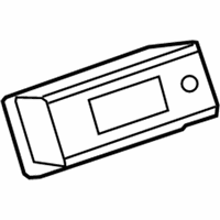 OEM Cadillac ELR Dash Control Unit - 13593357
