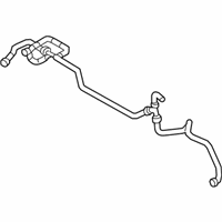 OEM 2017 BMW M6 Turbocharger Intercooler Hose - 17-12-2-284-290