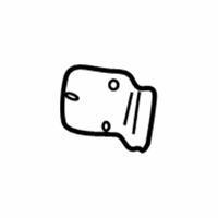 OEM 1997 Dodge B2500 Door Hinge - 55074606